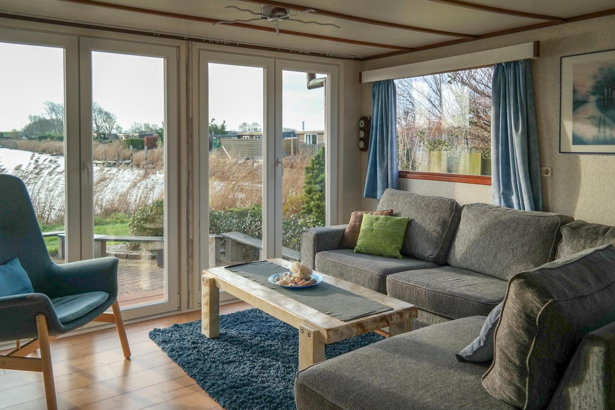 8 Pers House 'Capitein Theis' With Seaside In Front Of The Lauwersmeer Anjum 外观 照片